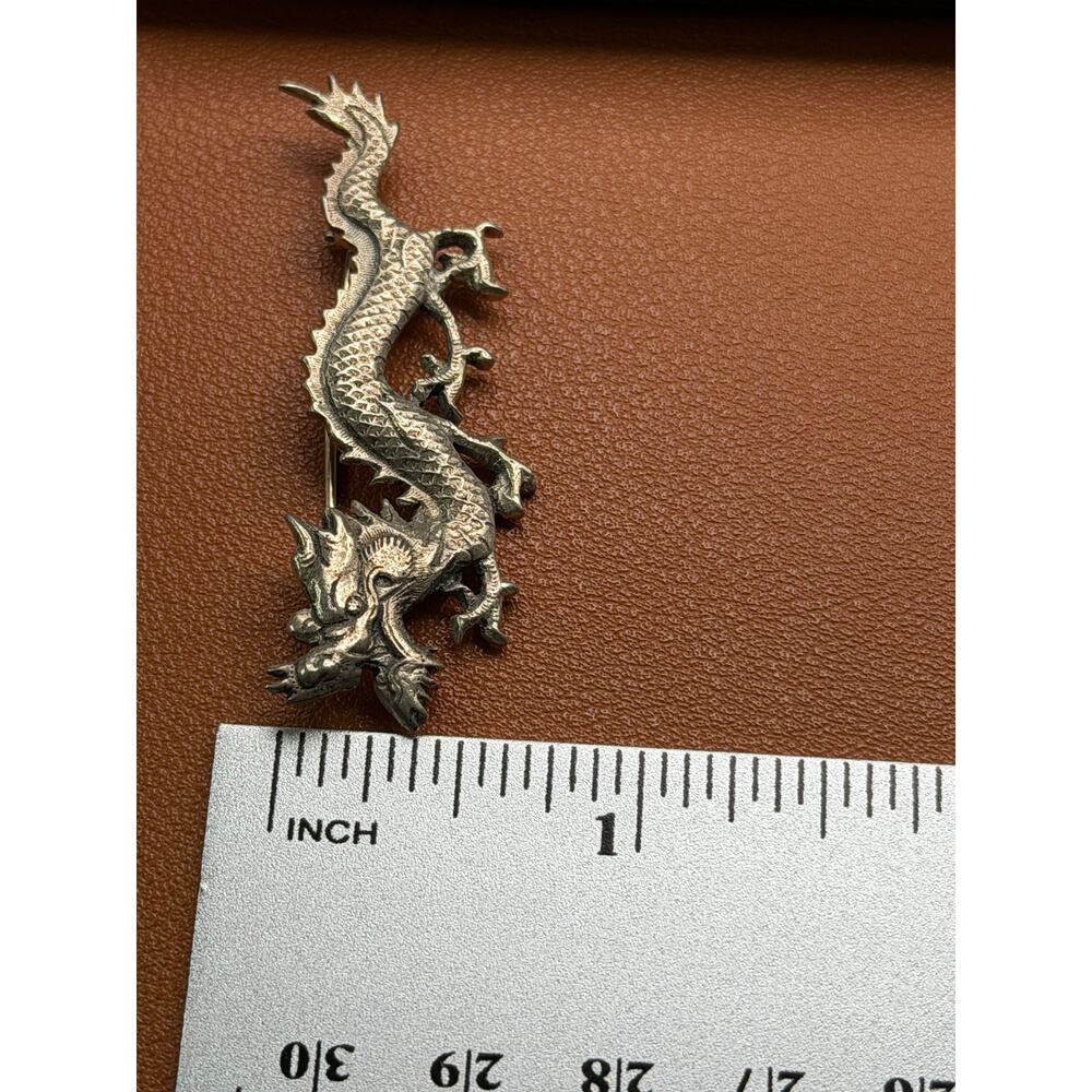 Vintage Black Starr and Gorham Sterling Silver Dragon by Guglielmio Cini - Picture 5 of 5